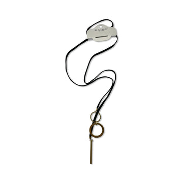 Geometric Descent Lariat Necklace