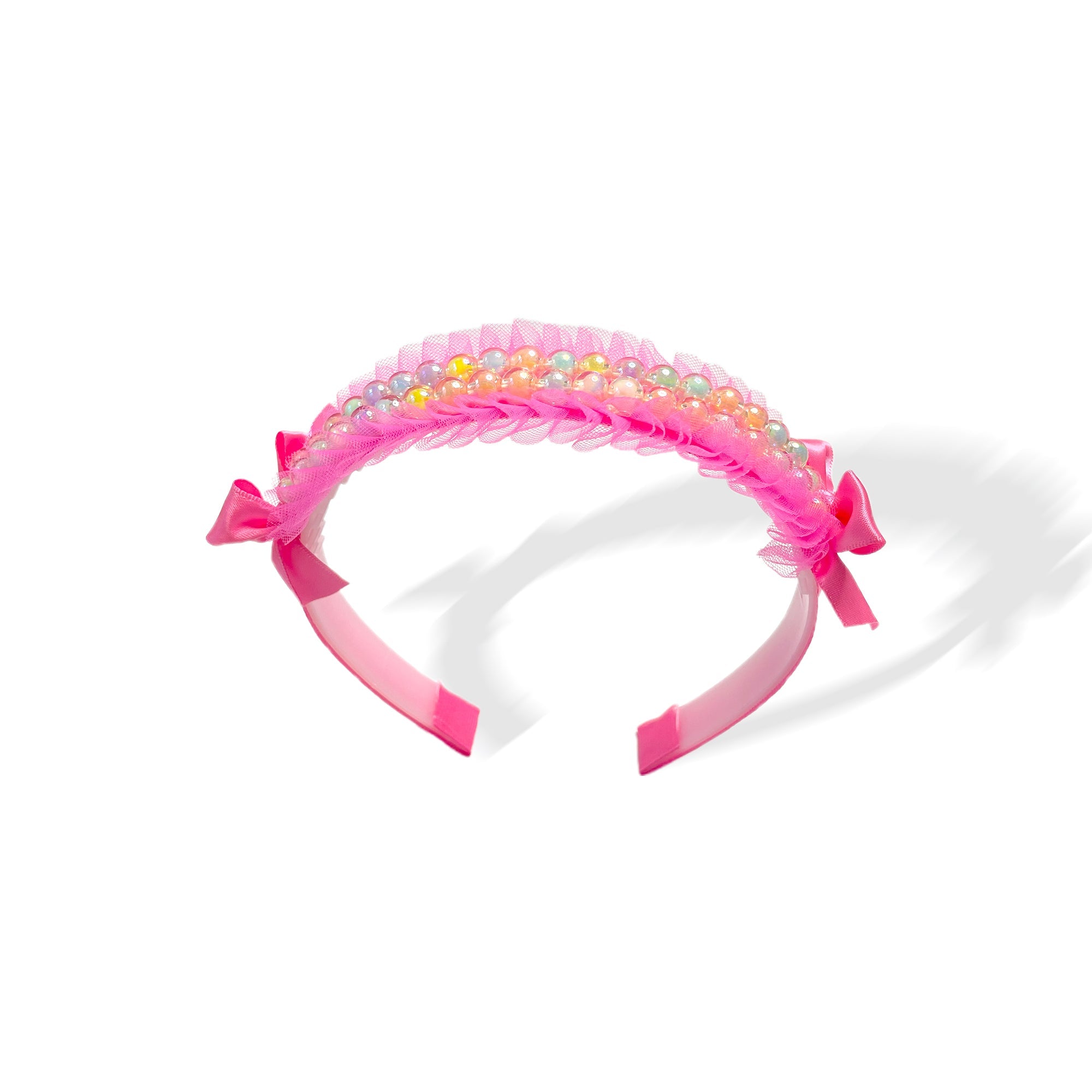 Sugarplum Pearl & Tulle Bow Hairband