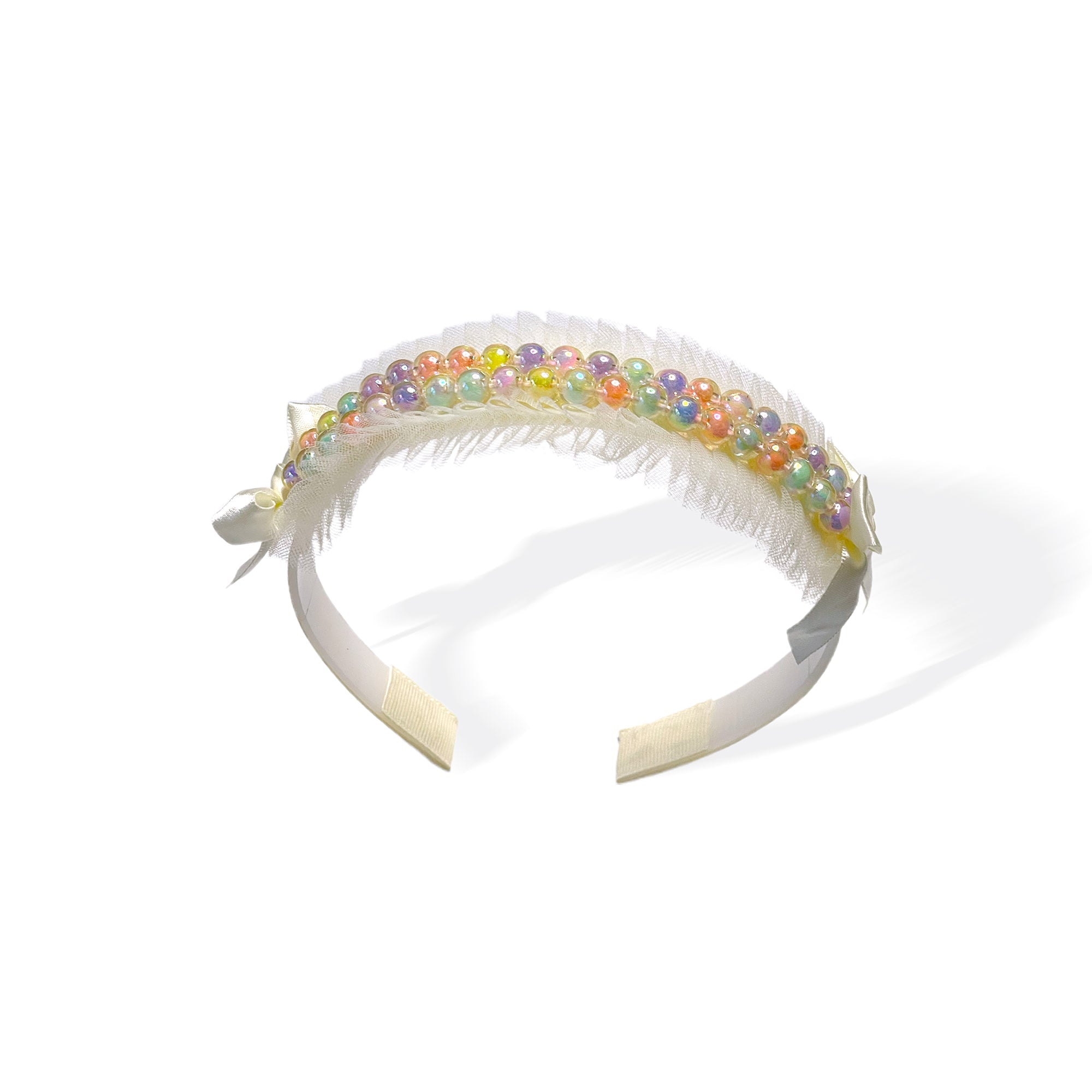 Pearlescent Feather Halo Hairband