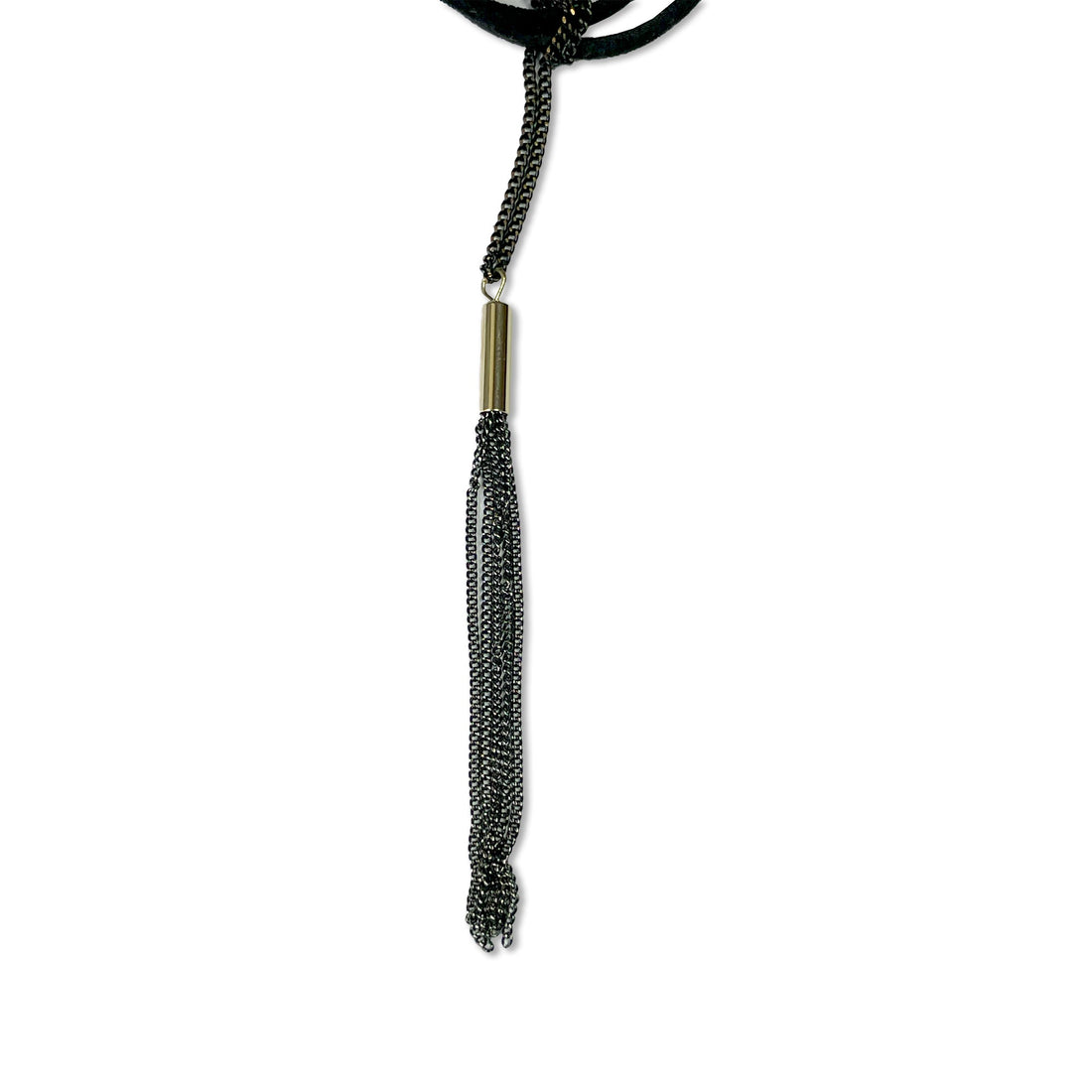 Dual Strand Dusk Tassel Necklace