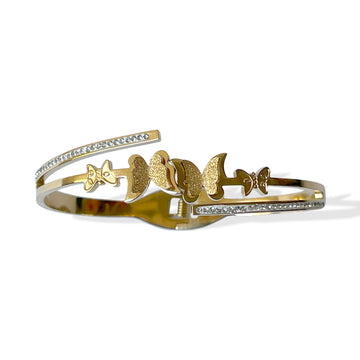 Butterfly Sparkle Bangle: Whimsical Elegance