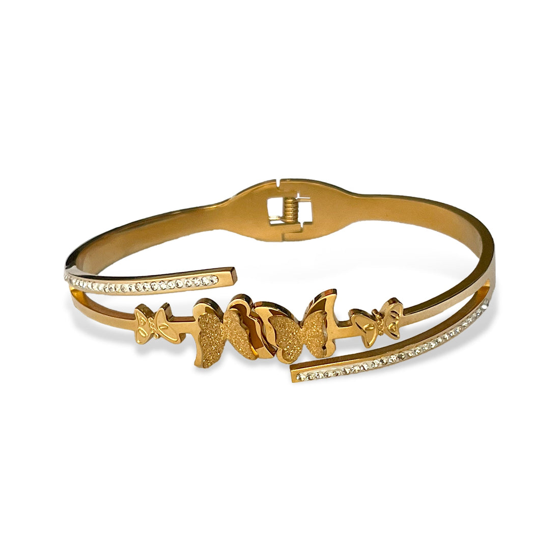 Butterfly Sparkle Bangle: Whimsical Elegance