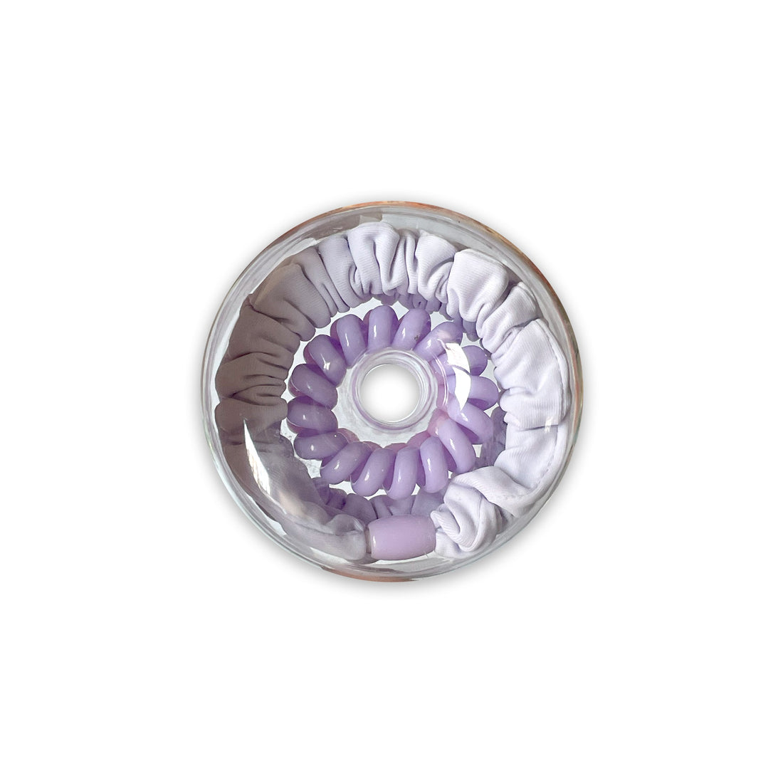 Purple Hair Tie Set (4 Pieces)