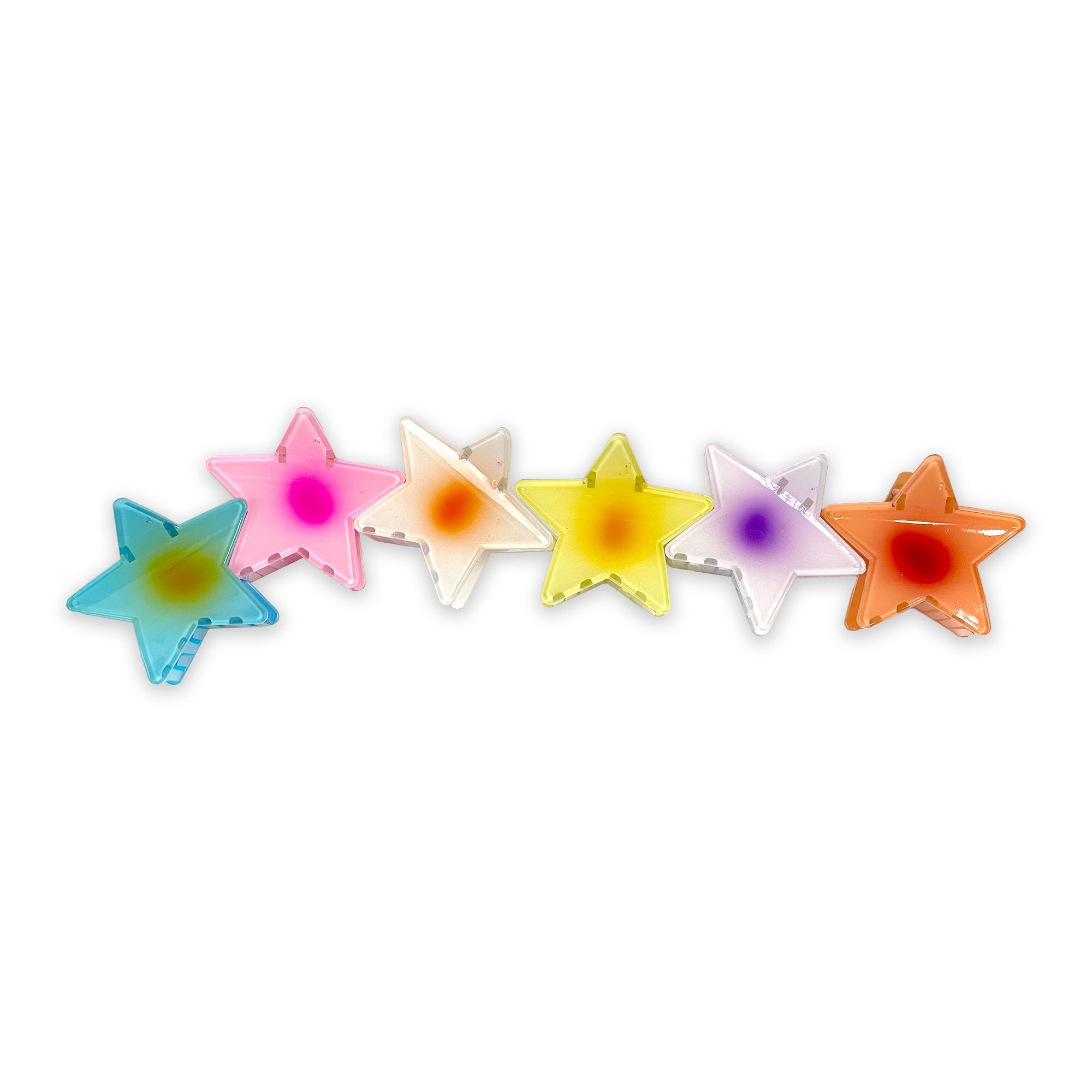 Pink Star-Shaped Hair Clip