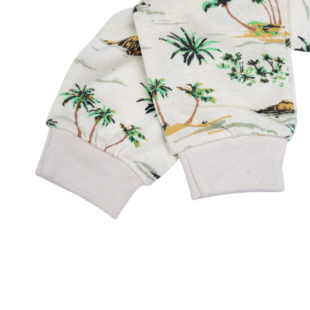 Classic Comfort Trousers With Green Tree
