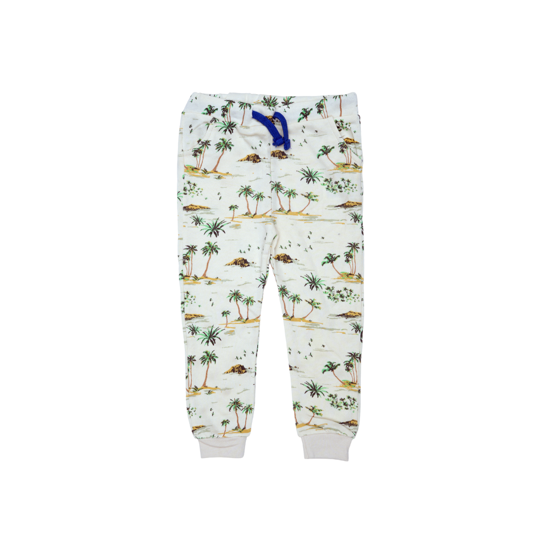 Classic Comfort Trousers With Green Tree