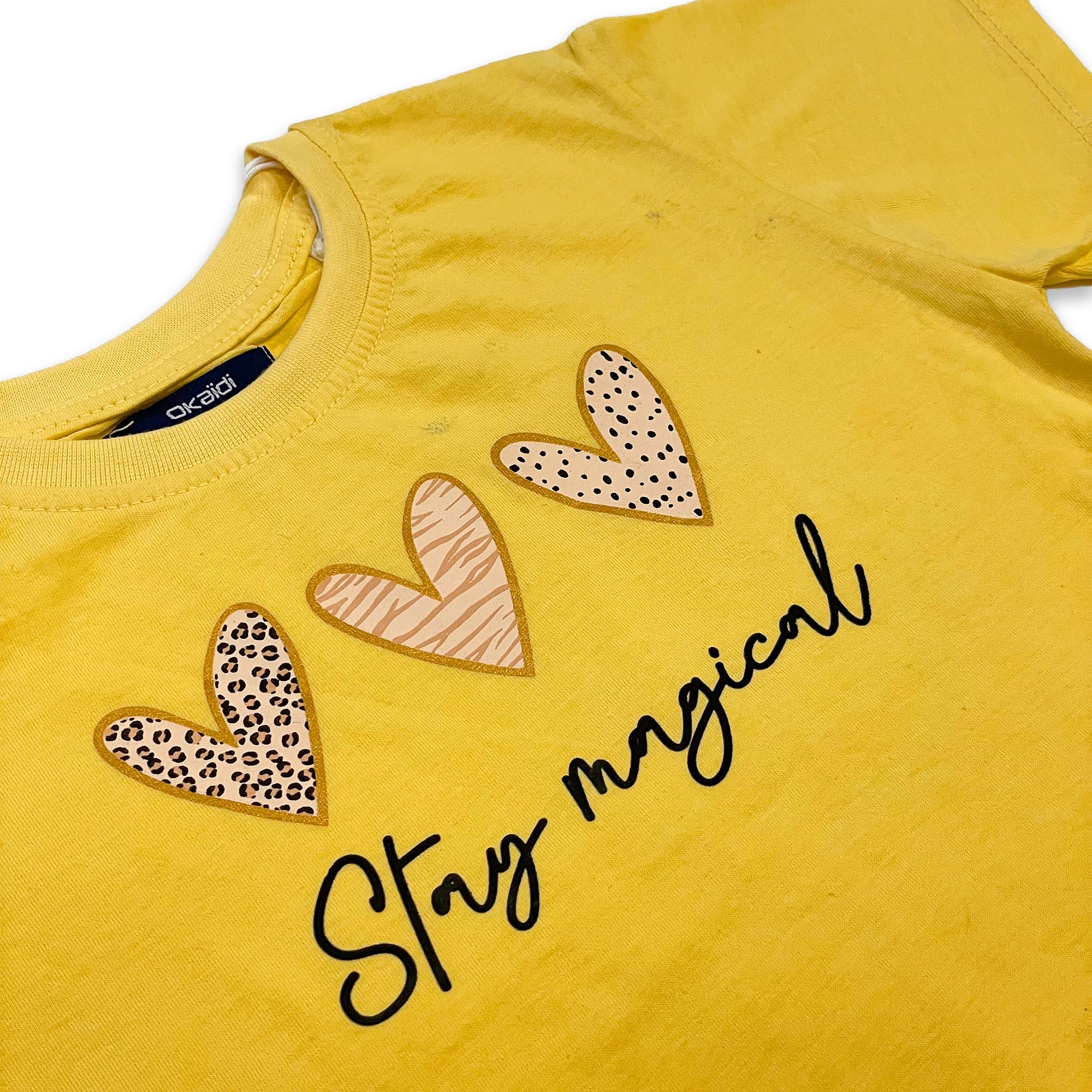 Branded “OKAÏDI” Heart Printed T-Shirt