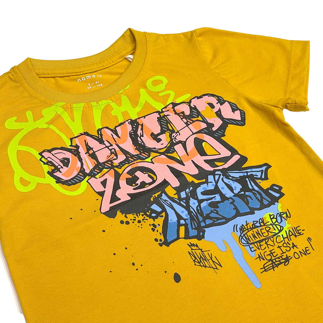 Branded "NAME IT" Graffiti Graphic T-Shirt