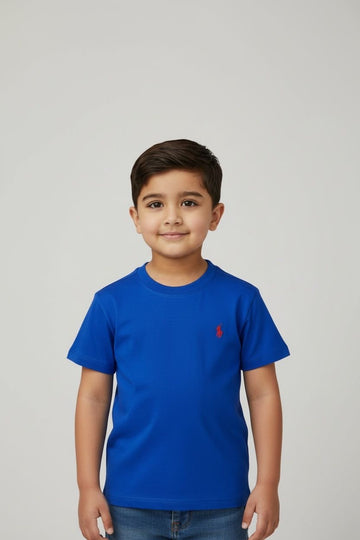 Polo Ralph Lauren Boys' Blue Crew Neck T-Shirt