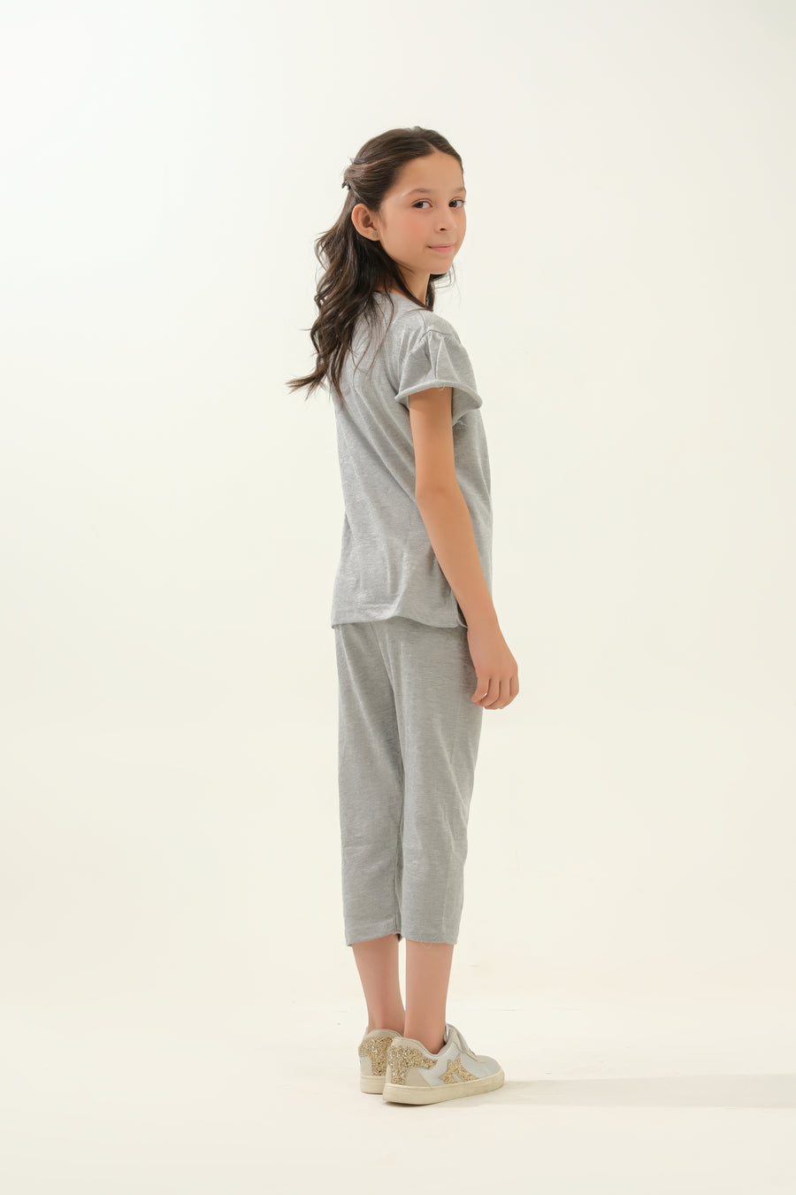 Girls' Grey Dinosaur Car Lounge Set