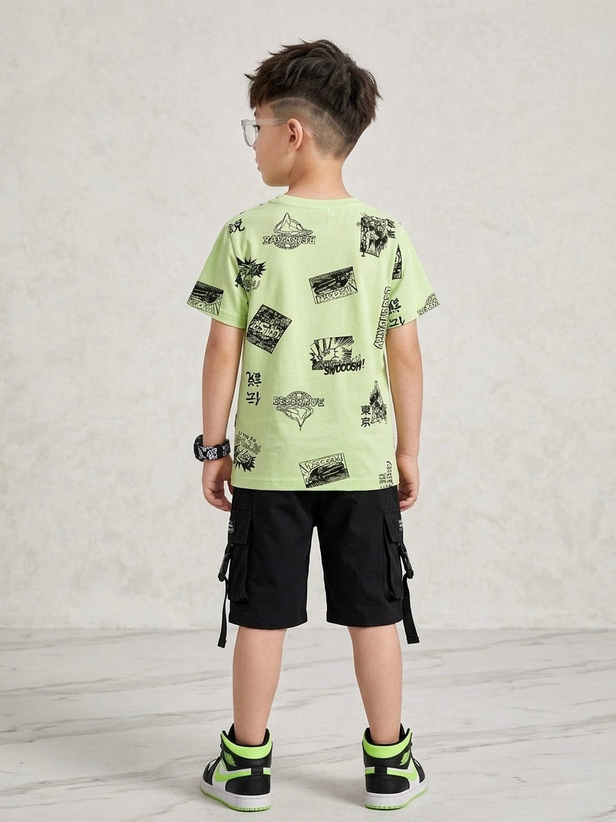 Branded “LCW” Mint Green T-shirt