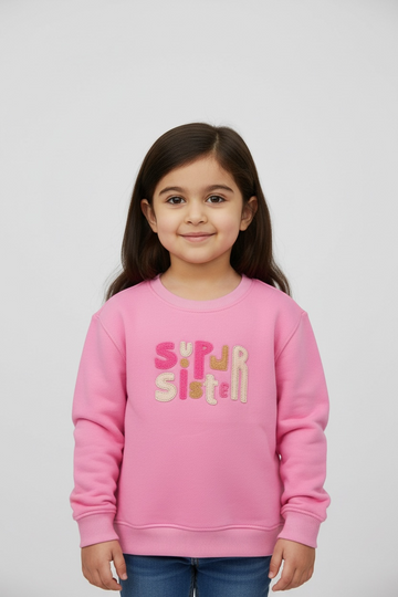 Super Sister Embroidered Sweatshirt