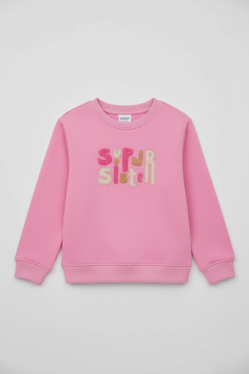 Super Sister Embroidered Sweatshirt
