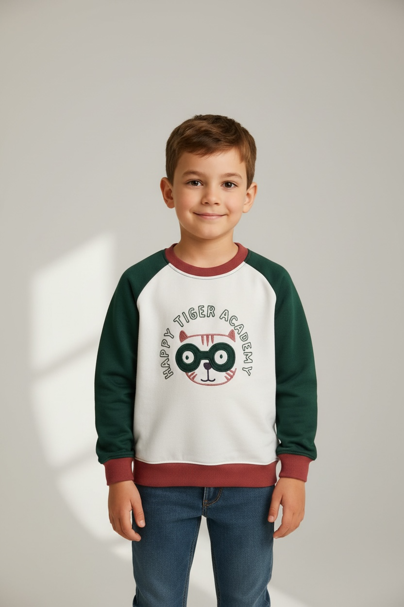 Happy Tiger Boys Sweatshirt