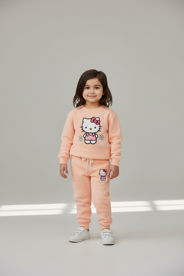 Hello Kitty 2 Piece Suit - Peach