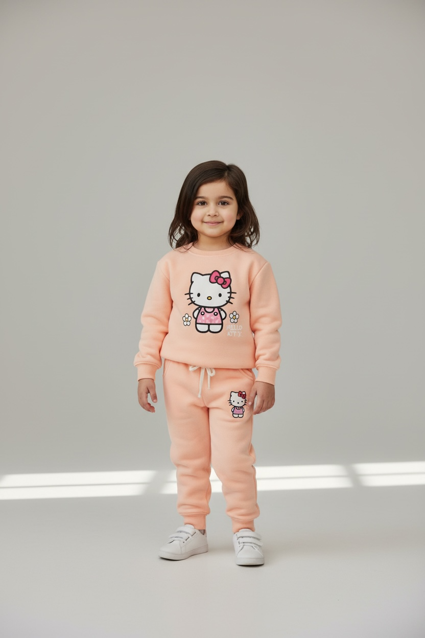 Hello Kitty 2 Piece Suit - Peach