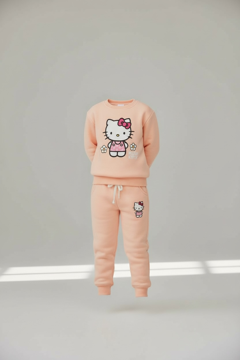 Hello Kitty 2 Piece Suit - Peach