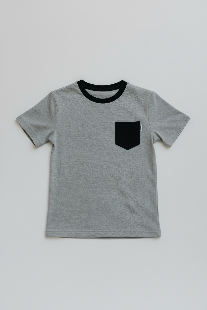 DKNY Grey T-Shirt With Pocket
