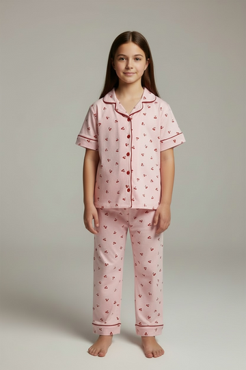 Branded Night Suit Short-sleeve Soft Fabric