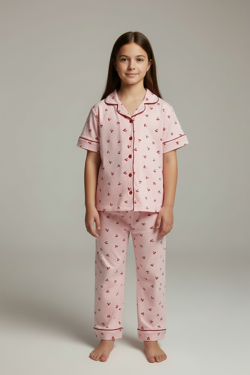 Branded Night Suit Short-sleeve Soft Fabric