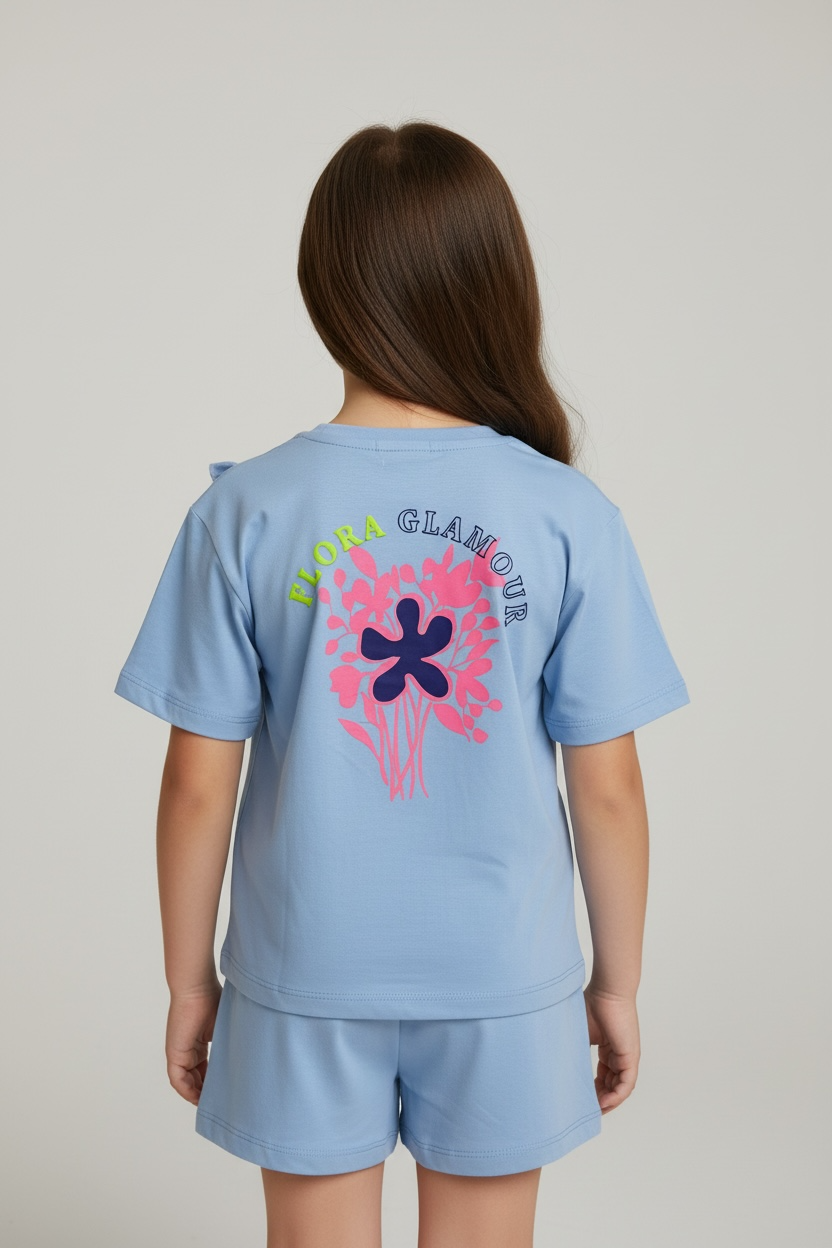 Branded “LCW” Back Printed  Cropped T-Shirt