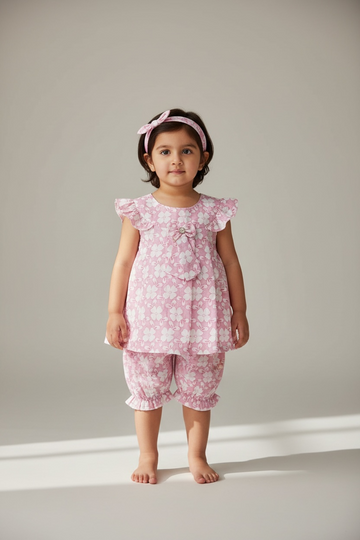 "Petal Soft" 3-Piece Summer Floral Outfit Set