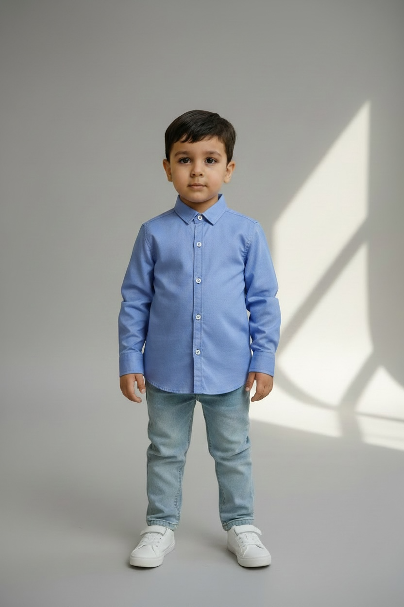 Classic Sky Blue Button-Down