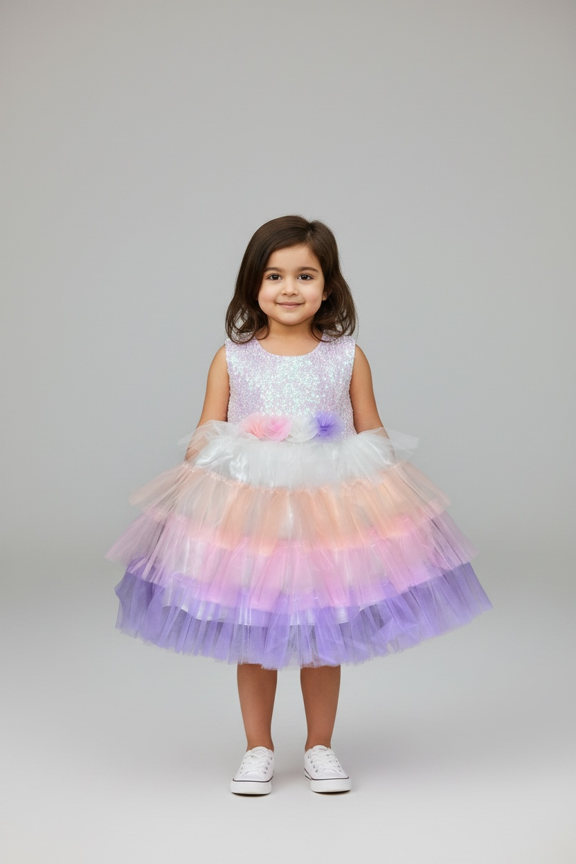 Rainbow Party Dress