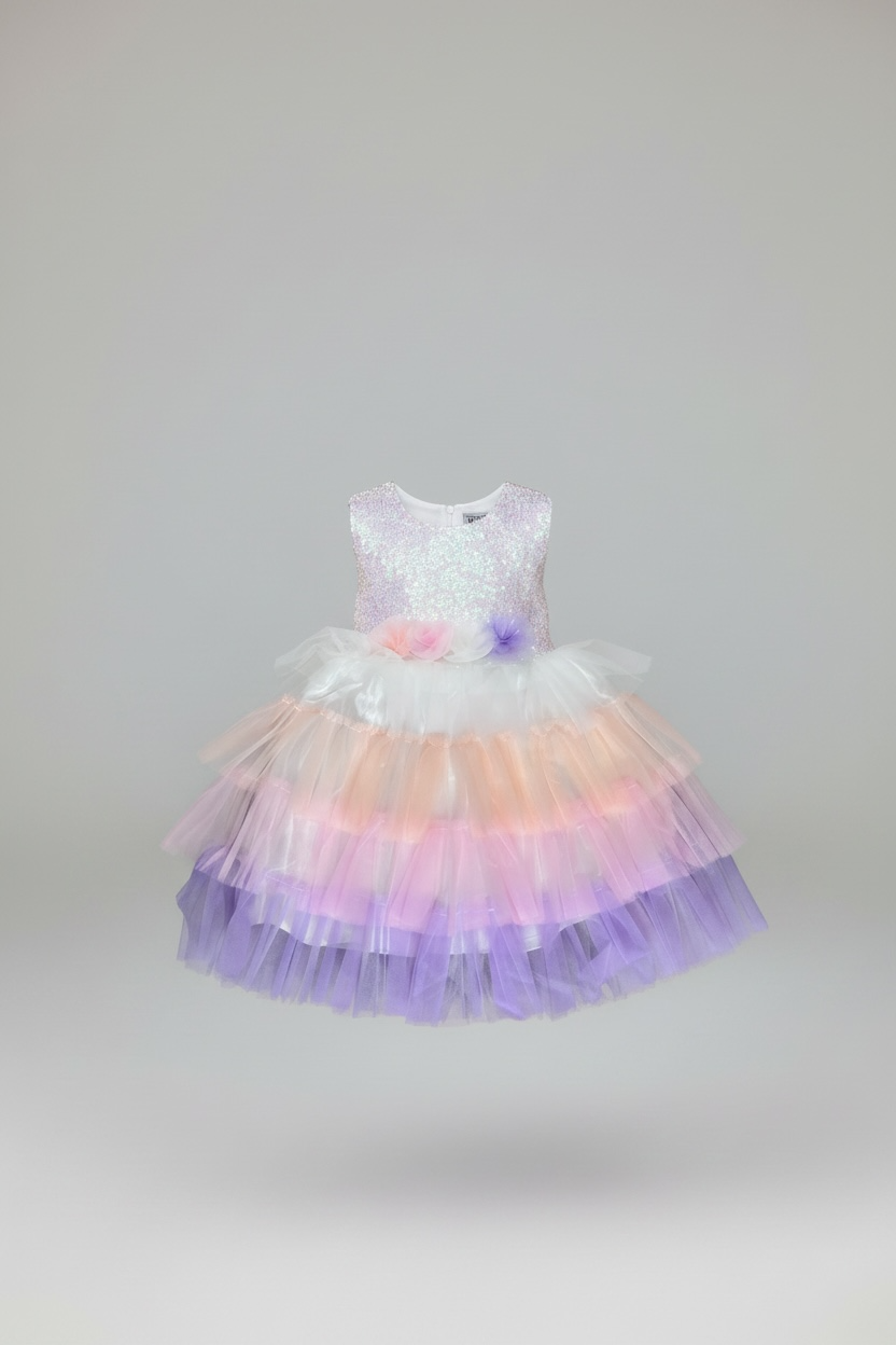 Rainbow Party Dress