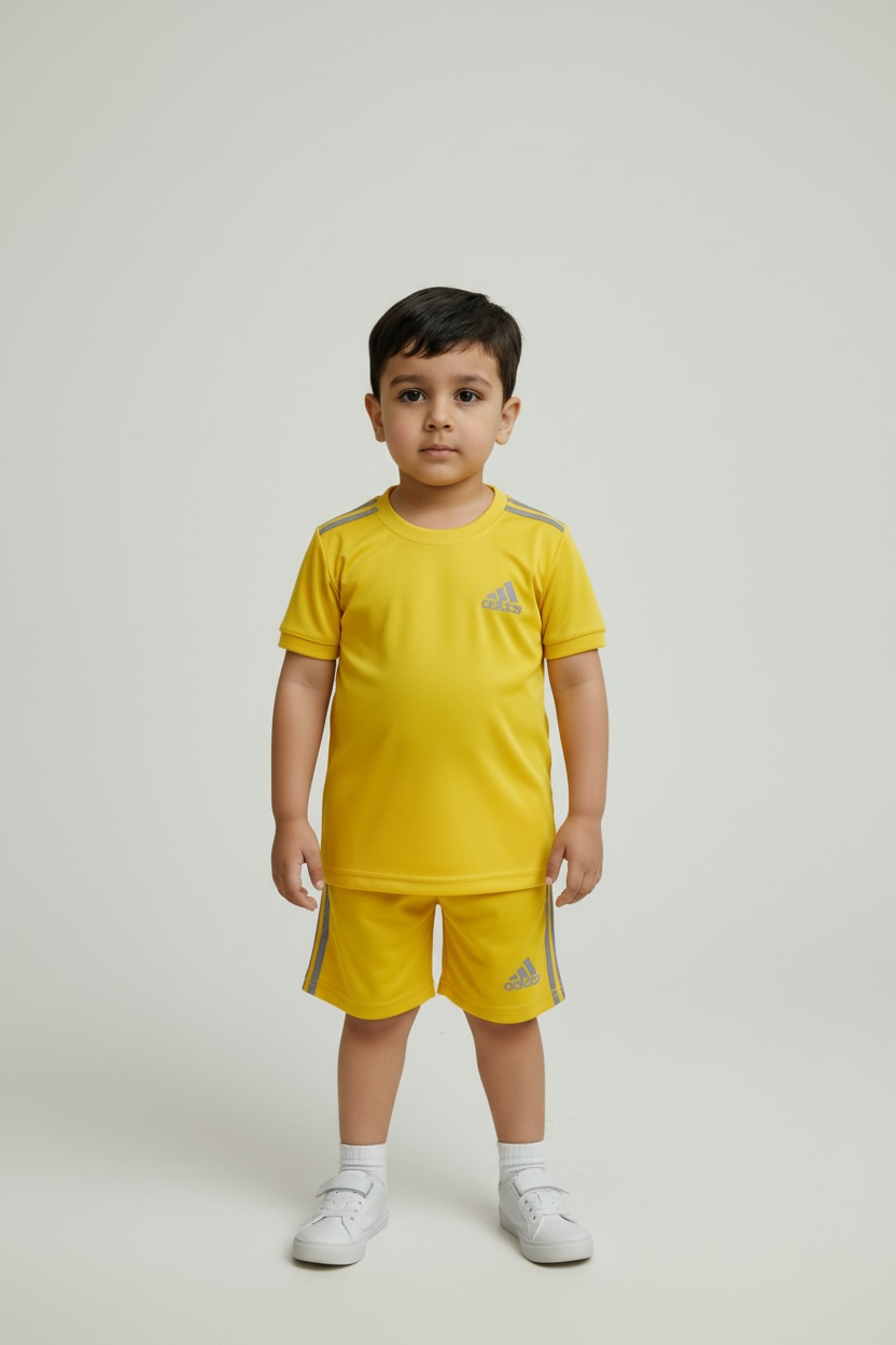 Adidas Yellow Dri-Fit Tracksuit