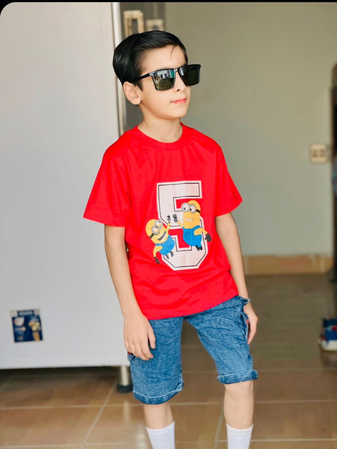 Boys Half Sleeves 2 Piece Suit (5)