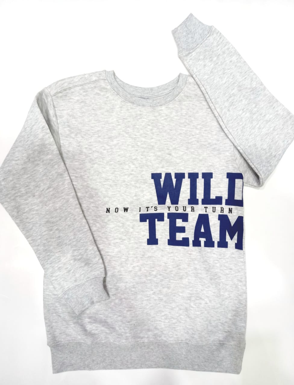Boys' Grey Crewneck Sweatshirt