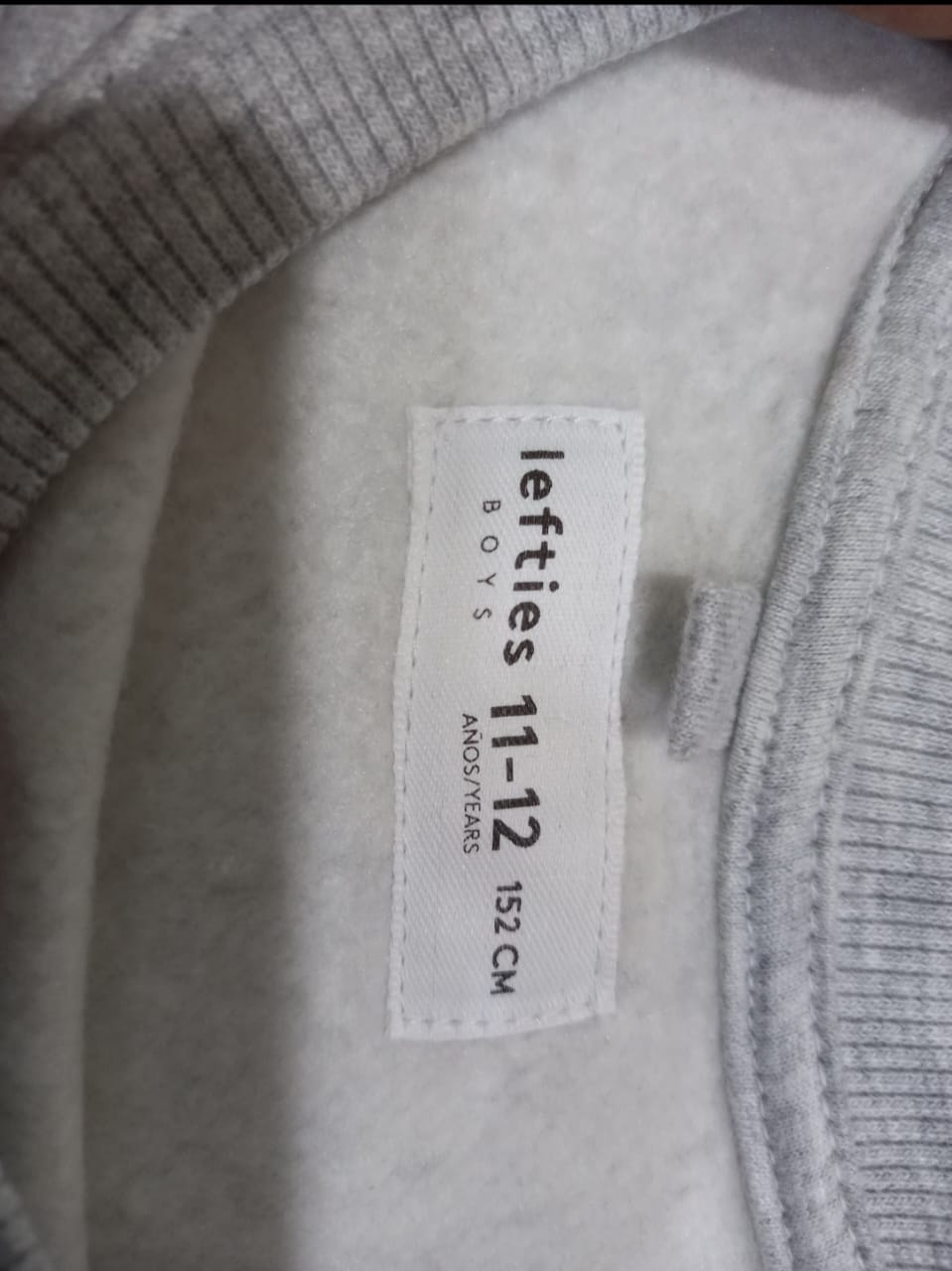 Boys' Grey Crewneck Sweatshirt