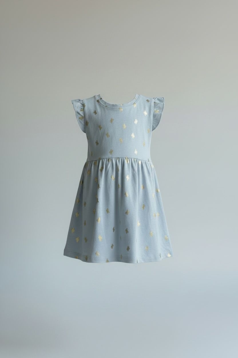 Branded H&M Sky Blue Frock