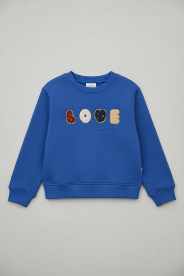 Love Embroidered Sweatshirt